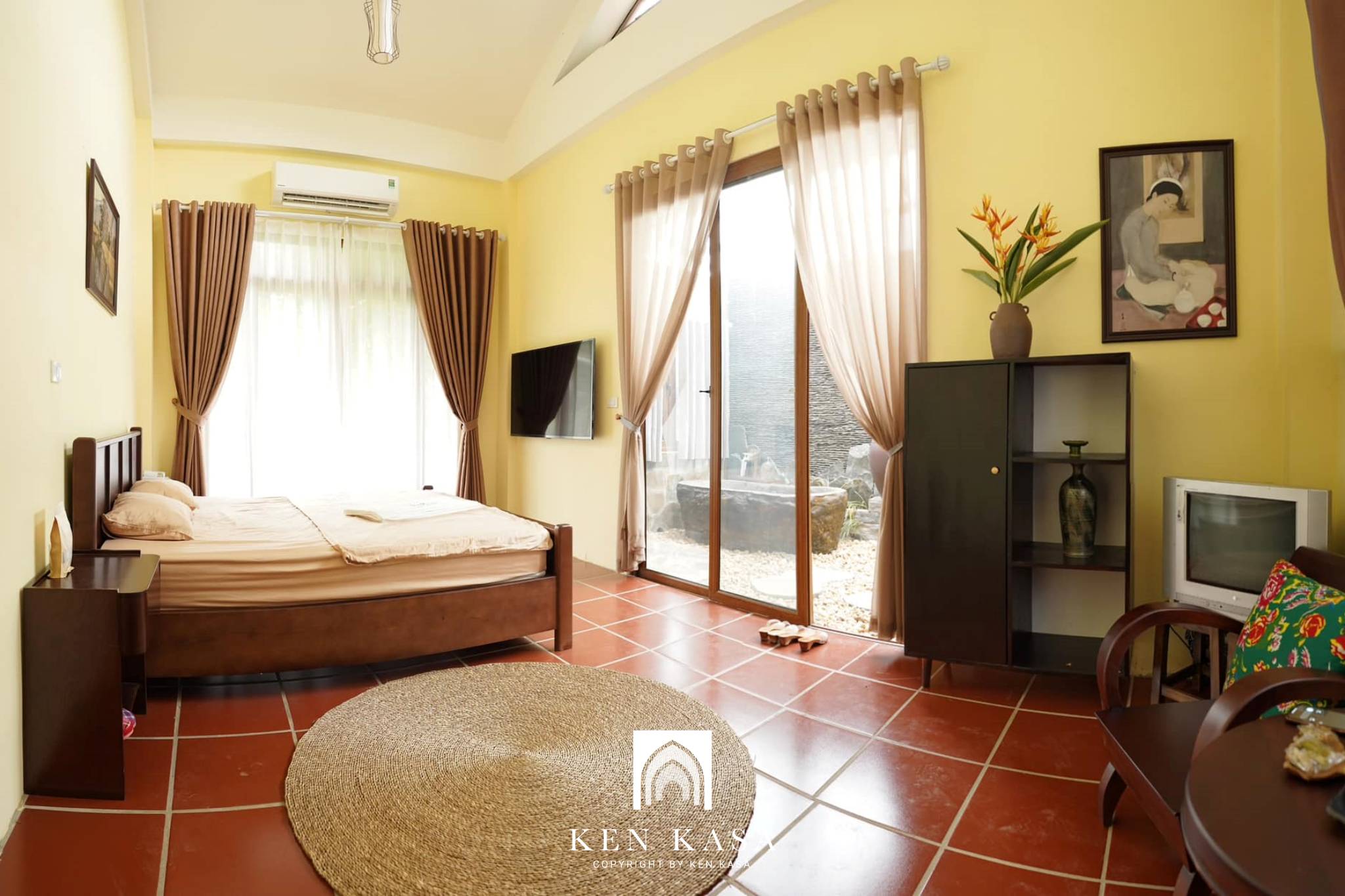 m&agrave;u sắc trong thiết kế nội thất homestay diện t&iacute;ch nhỏ